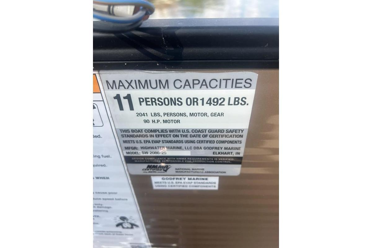 Used 2019 Godfrey Sweetwater