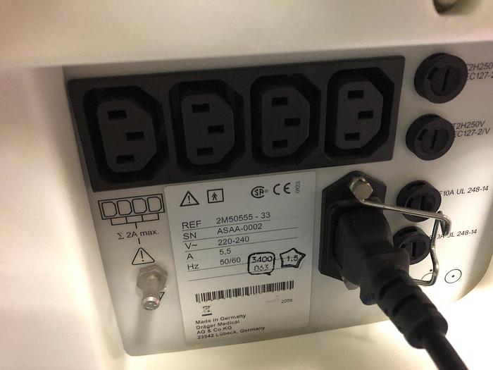 Used Dräger Caleo Babyinkubator, Software Version 2.11