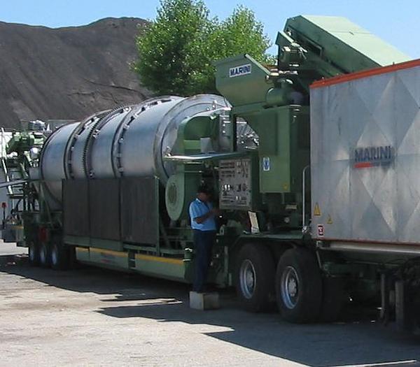 Usato Impianto Gruppo Semovente MARINI A.R.T. 220 per asfalto di recupero