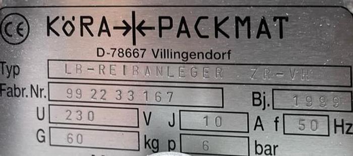 Used KÖRA-PACKMAT  Friction FEEDER/AUTOLOADER