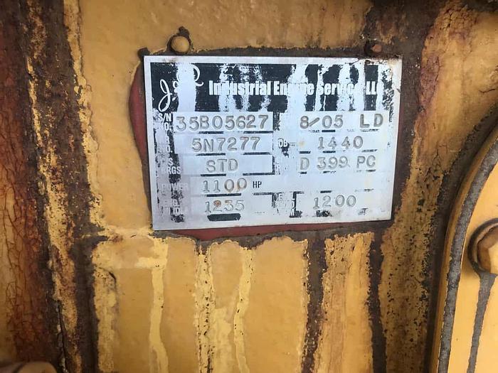 Used Caterpillar D399B w/ Mud Pump Drive