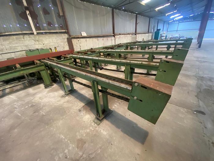 Used 2001 Peddinghaus BDL760/3 with Meba 400DG-700 Saw/Drill Line