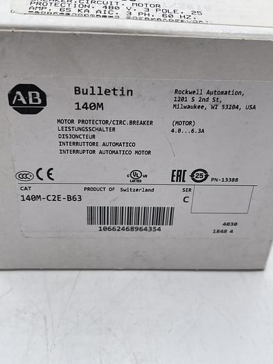Allen Bradley 140M-C2E-B63 Ser C
