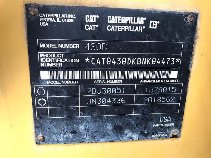 Used 2004 CATERPILLAR 430D