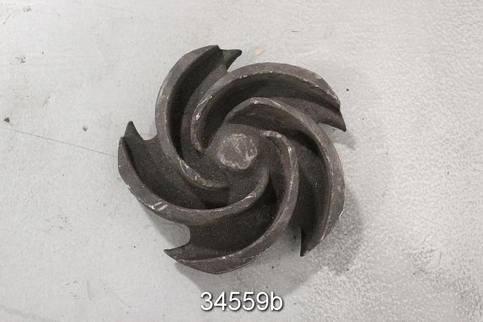 Used Goulds 3196 Impeller, 1x1.5x6, 5-Vane, 5" Diameter Pattern 56206 #34559