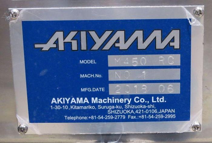 Refurbished 2018 AKIYAMA M450M Frozen Fish Cleaning Machine