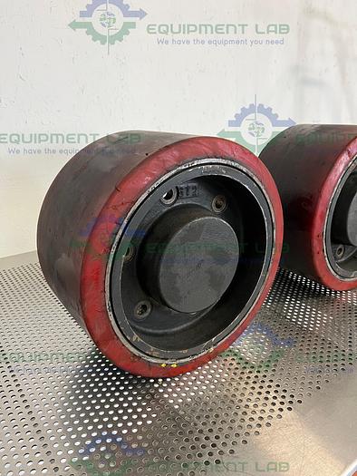 Used Lot of 2 - Raymond  10" x 5" Polyurethane Forklift Tires 6T2