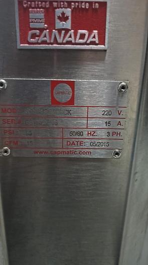 Used AUTOMATIC INLINE TABLETS, CAPSULES, SOFT GELS AND CAPLETS COUNTING AND FILLING MACHINE-BRAND CAPMATIC-READY FOR SHIPMENT