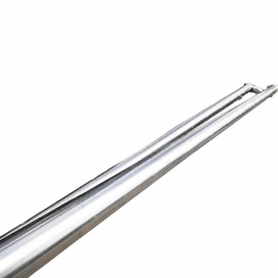 Used Two (2) 23 Feet Long By 8.5" In Diameter Screw Conveyors With Hopper And Base (Inclined)