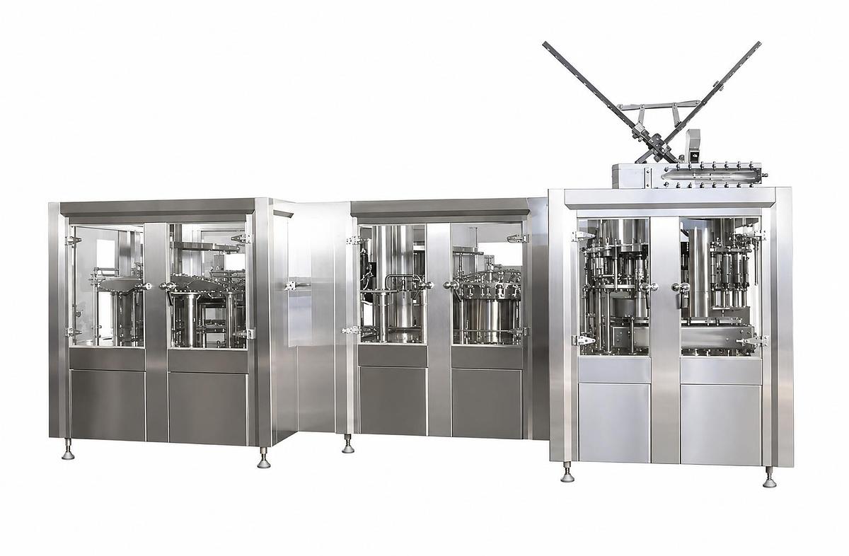 Automatic High Speed for Carbonated Beverage Isobaric Filling Line-Washing, Filling and Capping/Glass Bottles-Custom Made