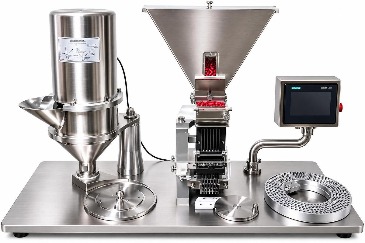 Capsule Filling Machine Semi-Automatic