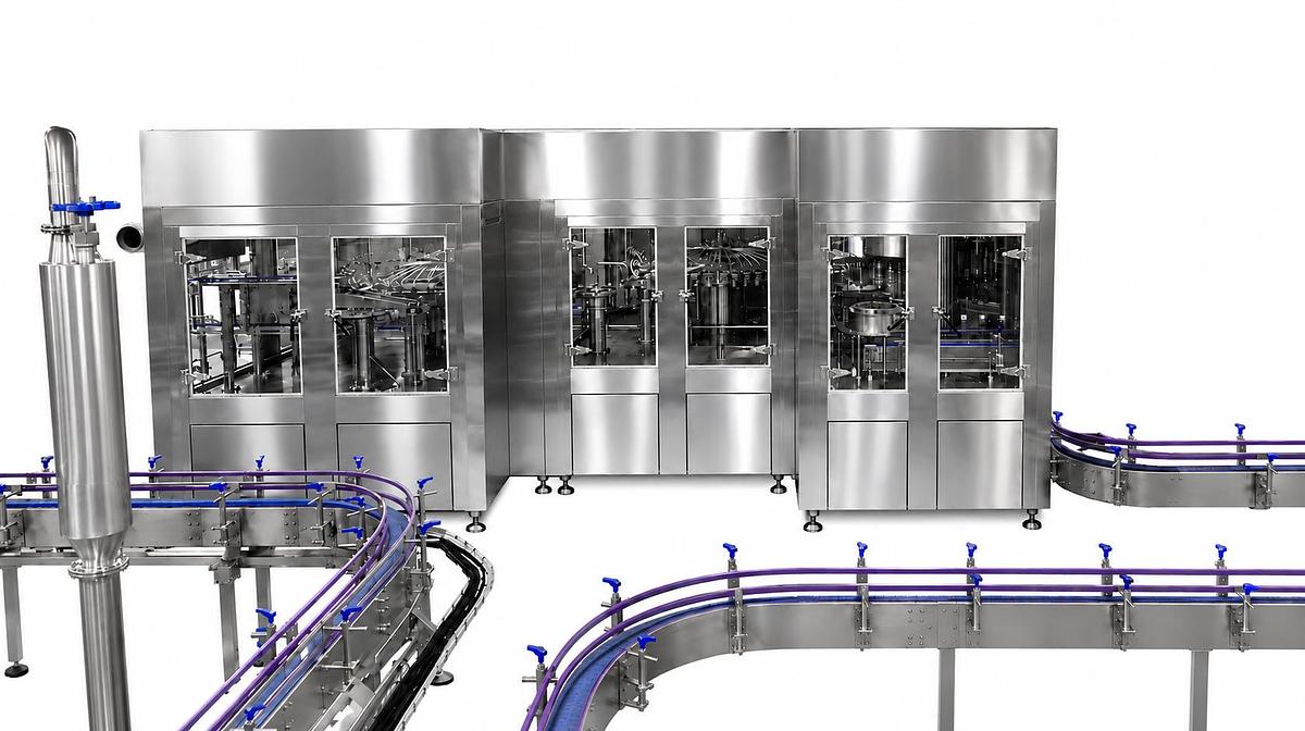 Automatic High Speed for Carbonated Beverage Isobaric Filling Line-Washing, Filling and Capping/PET Bottles