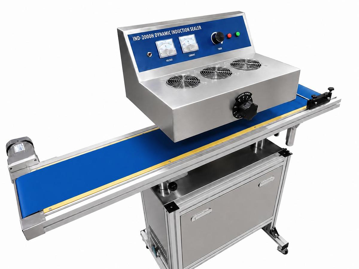 Automatic Counting and Dispensing Machine for Capsules: Automatic Unscrambler, Capper, Induction Sealer, Bottomless Conveyor, Labeling Machine, Neck Bander/Full Sleeve Applicator w/ Heat Tunnel, Accumulation Rotary Table