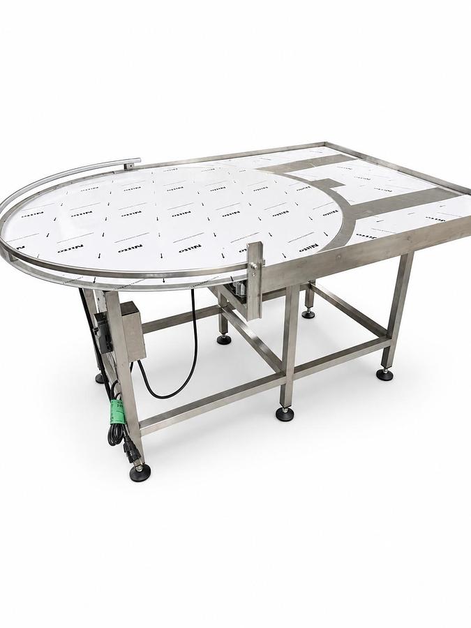 DE-60 Accumulation Rotary Tables with or without Unscrambler and with or without working table-60 Inches Diameter