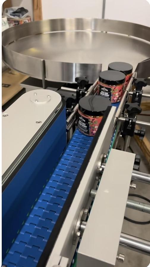 Used Automatic Filling, Unscrambler, Capping, Induction Sealer, Printer Coding, Bottomless Conveyor, Labeling Machine, Neck Bander with Heat Tunnel, Accumulation Rotary Table for Gummies or similar products-READY FOR SHIPMENT