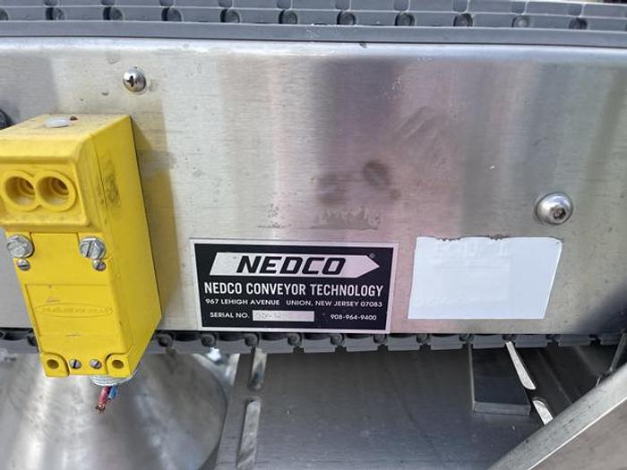 Used SQUARE ACCUMULATION TABLE CONVEYOR  48" X 36"-BRAND NEDCO