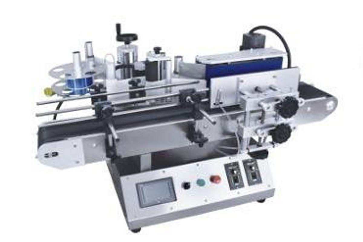 Labeling Machine for Round Bottle-Tabletop-Ready for Shipment