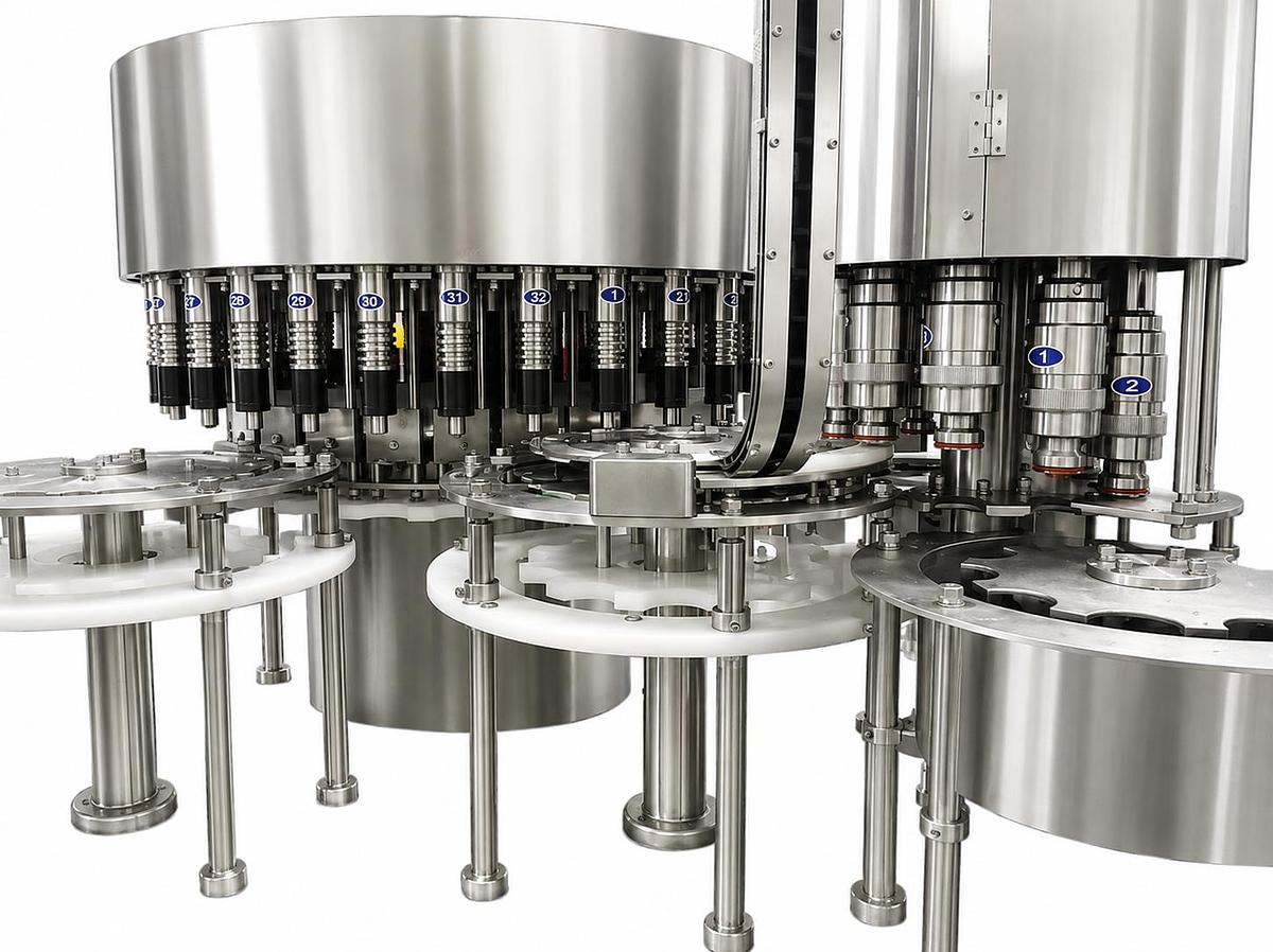 Automatic Production Line for Carbonated Beverages for Large Production Capacities-Custom Made