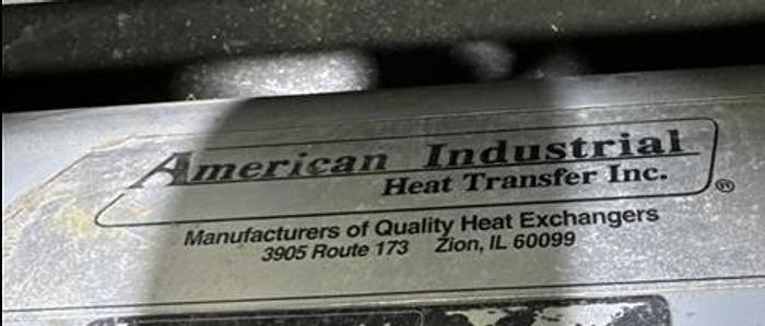 Used Heat Exchanger-2 units Available from American Industrial Heat Transfer