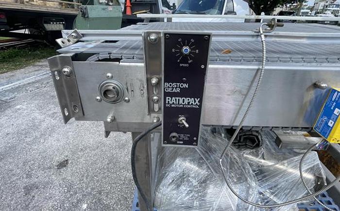 Used SQUARE ACCUMULATION TABLE CONVEYOR  48" X 36"-BRAND NEDCO