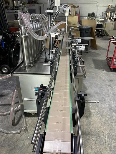 Fully Automatic Stainless Steel Piston Filler 8 Nozzles