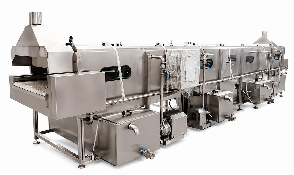 Automatic Bottle Cooling Tunnel