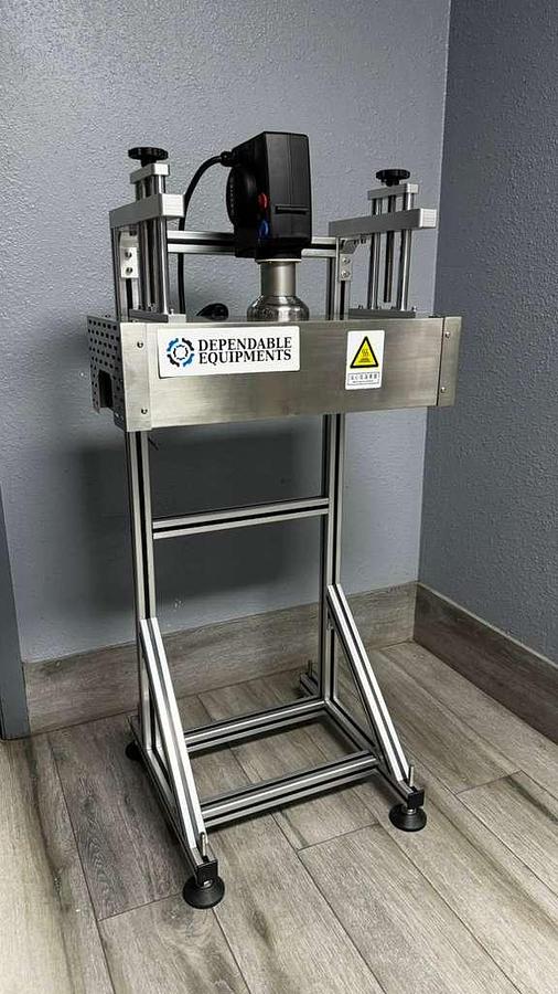 Used Automatic Counting and Dispensing Capsules and Tables Machine, Unscrambler, Adjustable Capping Machine, Induction Sealer, Bottomless Conveyor, Labeling Machine, Neck Bander/Full Sleeve Applicator w/ Heat Tunnel, Accumulation Rotary Table-READY FOR SHIPMENT