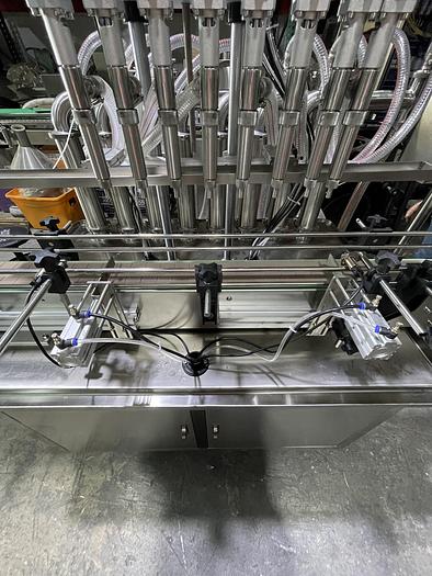 Fully Automatic Stainless Steel Piston Filler 8 Nozzles