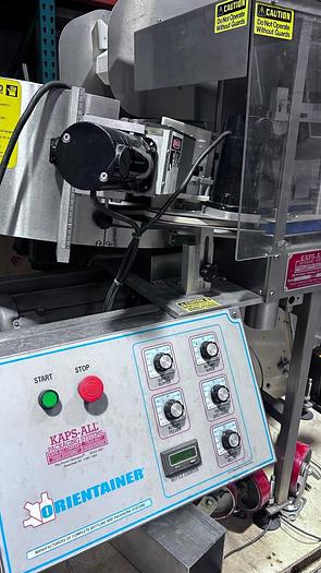 Used KAPS ALL-FEED SYSTEM/ ALL BOTTLE ORIENTAINER -MODEL AU-3