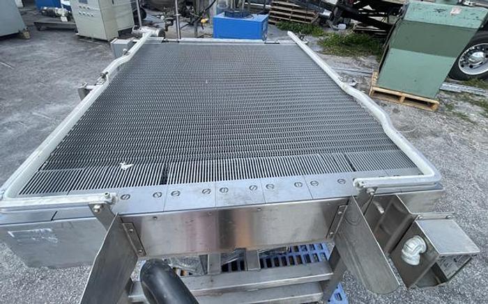 Used SQUARE ACCUMULATION TABLE CONVEYOR  48" X 36"-BRAND NEDCO