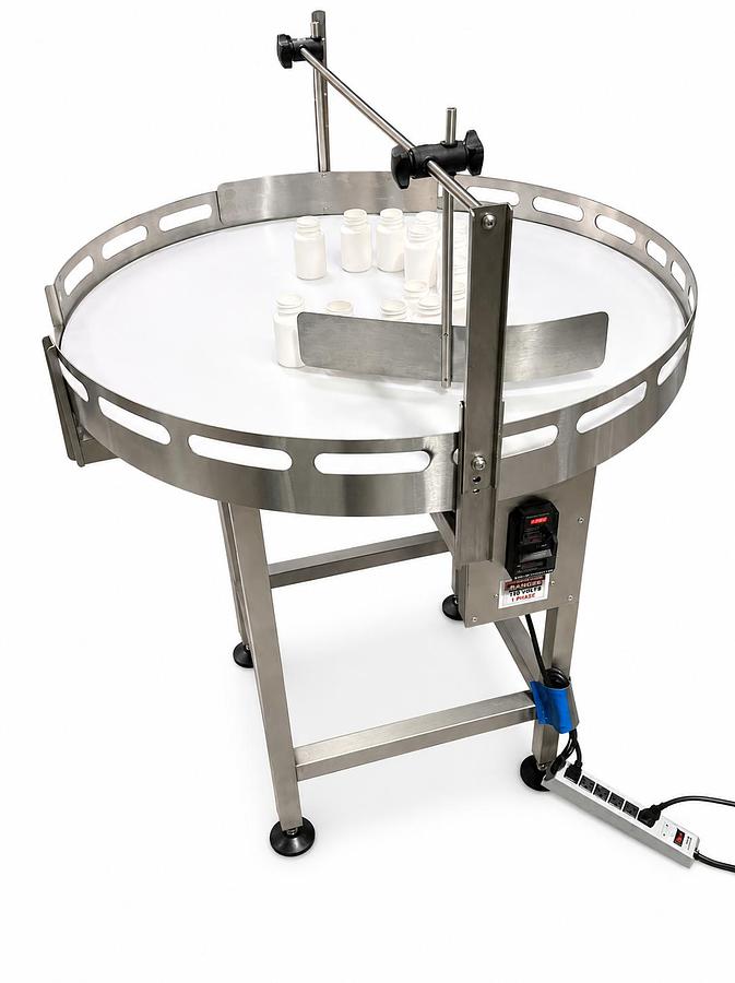 DE-60 Accumulation Rotary Tables with or without Unscrambler and with or without working table-60 Inches Diameter