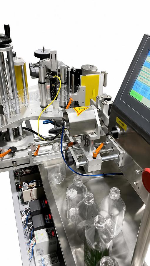 Automatic Doubled Sided Labeling Machine