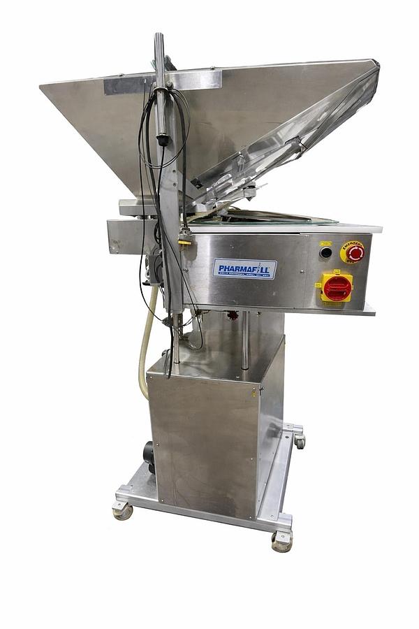 Used TABLETS, CAPSULES COUTING FILLING MACHINE WITH CONVEYOR BELT READY FOR SHIPMENT