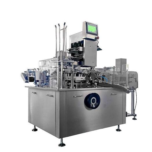 AUTOMATIC CARTON ERECTOR, PACKING AND SEALING MACHINE-COMPLETE PACKING PRODUCTION LINE-INSTALLATION AND TRAINING ON SITE, WRITTEN WARRANTY, REPLACEMENT PARTS AND SERVICE CALLING CENTER 24/7.