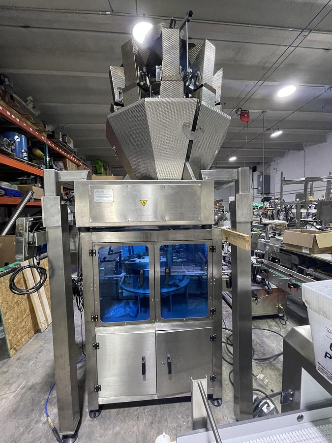 FULLY AUTOMATIC WEIGHING FILLING AND CAPPING MACHINE FOR GUMMIES, CANDIES AND SIMILAR PRODUCTS-READY FOR SHIPMENT