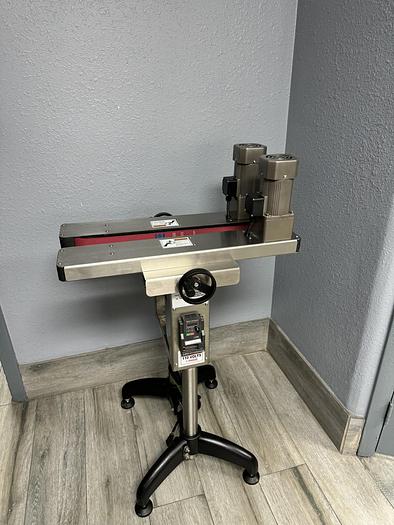 Hugger Belt Transfer Conveyor for Bottom Coding and other Applications/24 inches long-Model DE 24