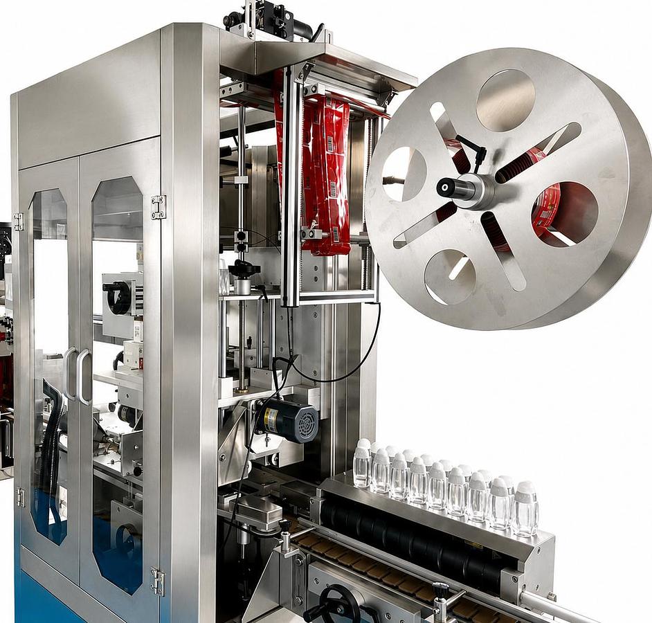 Used Automatic Counting and Dispensing Capsules and Tables Machine, Unscrambler, Adjustable Capping Machine, Induction Sealer, Bottomless Conveyor, Labeling Machine, Neck Bander/Full Sleeve Applicator w/ Heat Tunnel, Accumulation Rotary Table-READY FOR SHIPMENT