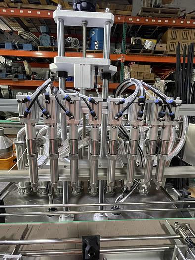 Fully Automatic Stainless Steel Piston Filler 8 Nozzles