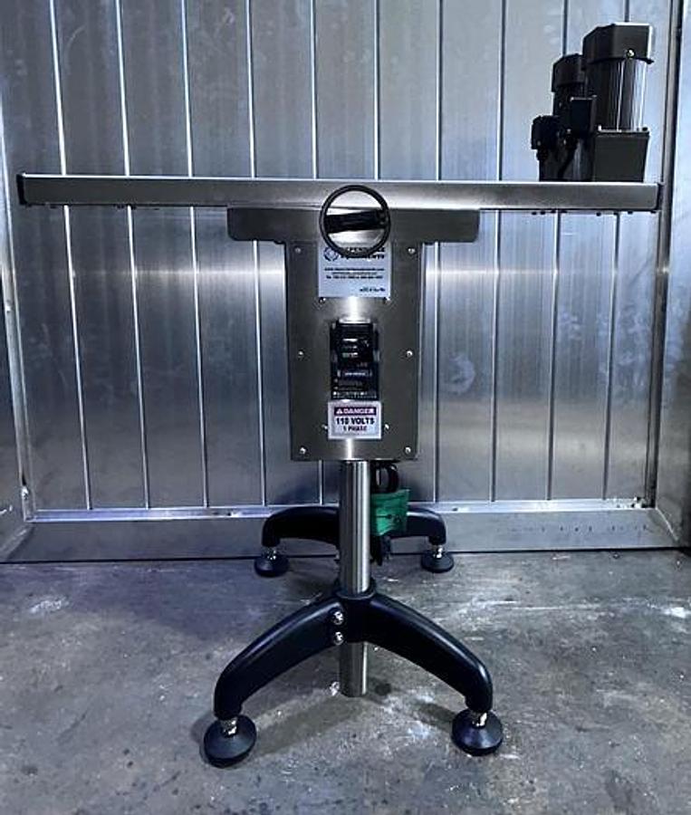 Used Automatic Counting and Dispensing Machine for Capsules, Tablets and Pills includes Unscrambler, Adjustable Capping Machine, Induction Sealer, Bottomless Conveyor, Labeling Machine, Neck Bander/Full Sleeve Applicator w/ Heat Tunnel, Accumulation Rotary Table-READY FOR SHIPMENT