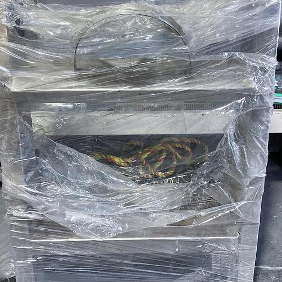 Used Two (2) 23 Feet Long By 8.5" In Diameter Screw Conveyors With Hopper And Base (Inclined)