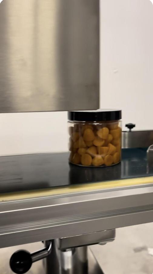 Used Automatic Filling, Unscrambler, Capping, Induction Sealer, Printer Coding, Bottomless Conveyor, Labeling Machine, Neck Bander with Heat Tunnel, Accumulation Rotary Table for Gummies or similar products-READY FOR SHIPMENT