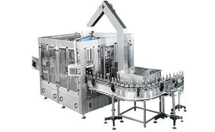 Automatic High Speed Glass Bottle/ROPP Aluminum Cap Beverage Hot Filling Line-Washing, Filling and Capping