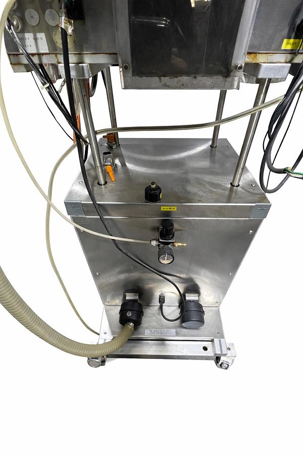 Used TABLETS, CAPSULES COUTING FILLING MACHINE WITH CONVEYOR BELT READY FOR SHIPMENT