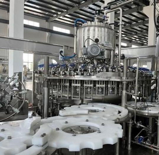 Automatic High Speed Glass Bottle/ROPP Aluminum Cap Beverage Hot Filling Line-Washing, Filling and Capping