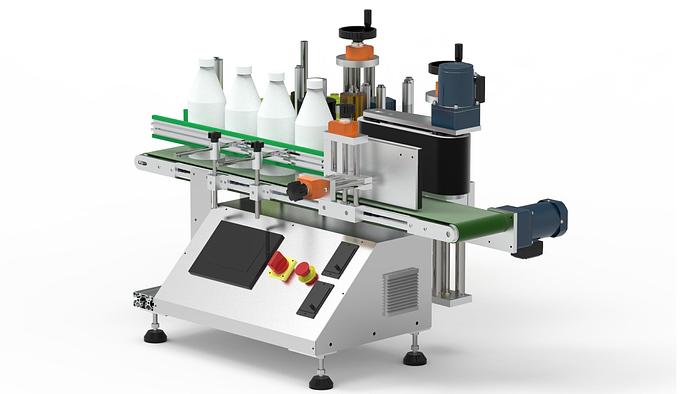 Desktop Labeling Machine for Bottles, Jars and Cans