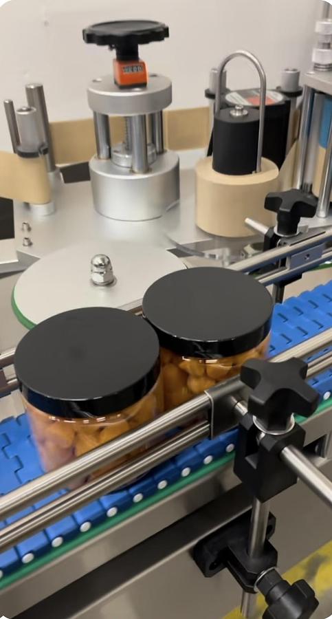 Used Automatic Filling, Unscrambler, Capping, Induction Sealer, Printer Coding, Bottomless Conveyor, Labeling Machine, Neck Bander with Heat Tunnel, Accumulation Rotary Table for Gummies or similar products-READY FOR SHIPMENT