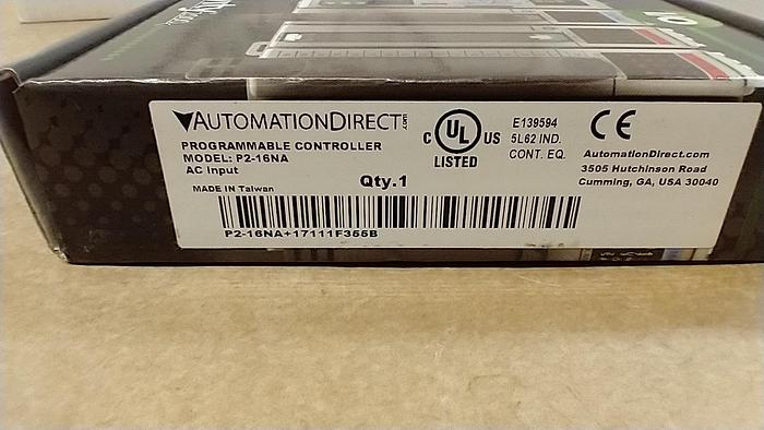 Used AUTOMATION DIRECT P2-16NA Programmable Controller  GH113