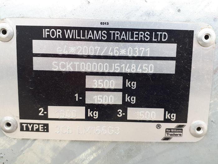 Ifor Williams Tri Axle