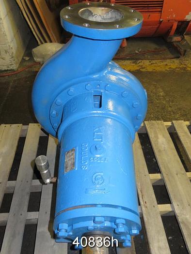 Used Goulds 3196 6x8x13 Pump, SS Casing, 6-Vane, 12.5 SS Open Impeller #40836