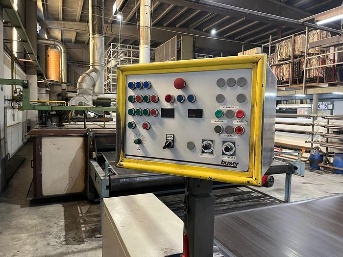 Used BUSER ROTARY PRINTING machine year 1993 working width 3200 mm